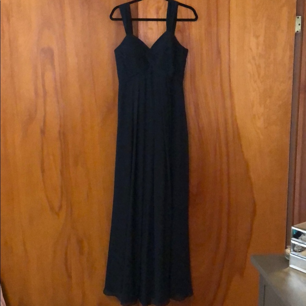 Navy blue bridesmaid dress